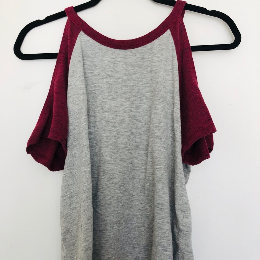 Aeropostale Red and Grey Tank/Tee